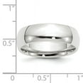 thumbnail image 3 of 14K White Gold 7mm Comfort-Fit Band Ring Size 6, 3 of 7