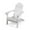 White, variant on GDF Studio Cara Outdoor Acacia Wood Folding Adirondack Chair, White