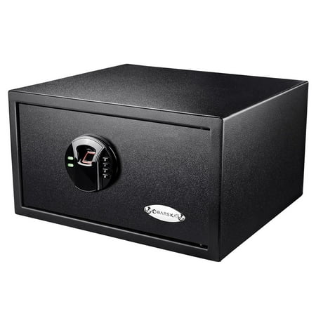 Barska Steel HQ200 Biometric Digital Keypad Safe Biometric Fingerprint Scanner, AX12840