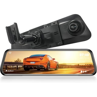 Crosstour Dash Cam,Front and Rear 3” Dual Car Camera 1080P,External GPS  Supported,Sony Sensor,32GB Max,Black