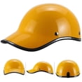 thumbnail image 2 of Medio casco de motocicleta, casco de bicicleta, gorra de béisbol para ciclismo, medio casco, hebilla de liberación rápida para adultos, hombres y mujeres (amarillo), 2 of 3