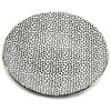 Thyme & Table Dot Ceramic Salad Plate Black and White