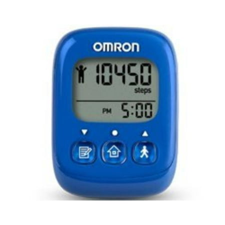 Omron HJ325 Alvita Ultimate Pedometer, Blue (Best Pedometer For Seniors)