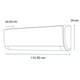 thumbnail image 5 of Mini Split Inverter Solo Frío 220 V 2 Toneladas (24,000 BTU) Blanco, 5 of 5