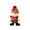 B, variant on Dancing Christmas Fabric Figurines, Santa & Snowman Hanging Tree Dolls for Holiday Scene Decor
