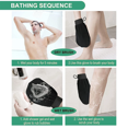 thumbnail image 4 of 2pcs Pcak Premium Exfoliating Mitts for Body  Exfoliating Glove for Shower Body Scrub Gloves, 4 of 8