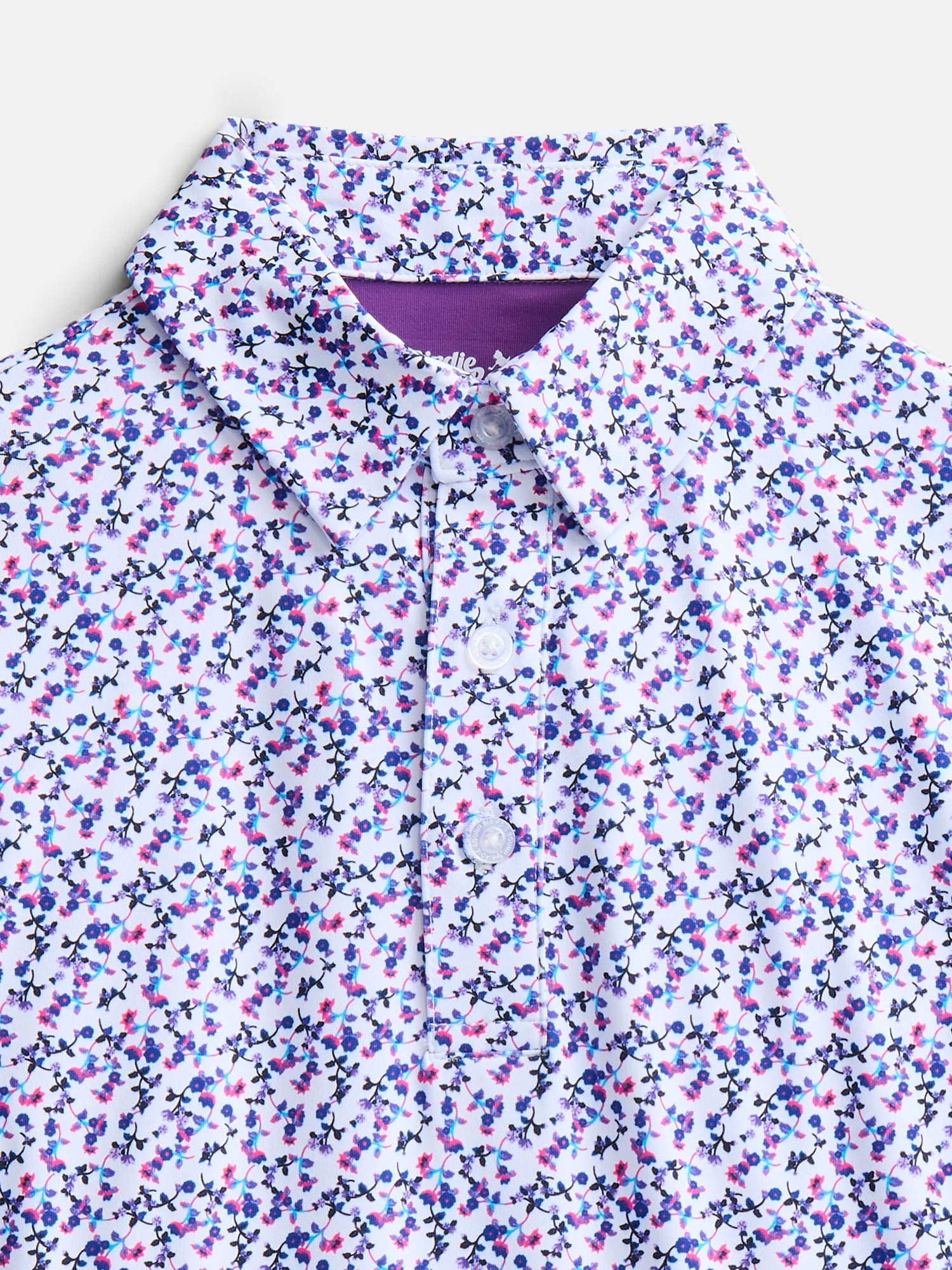 Birdie Bound Boys Ditsy Ivy Polo Shirt, Sizes 4-16