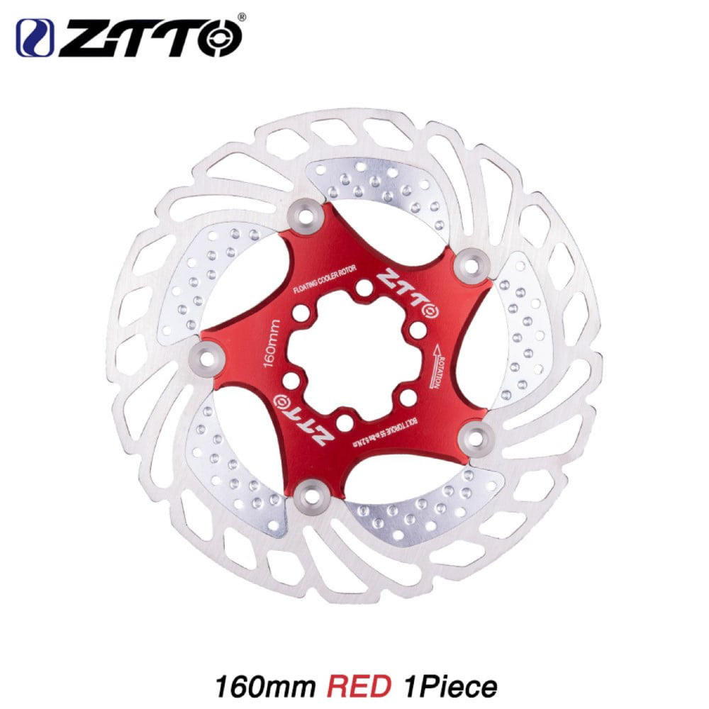 Bicycle Disc Brake Rotor Lightweight Floating Brake Disc Brake Pads with T25 Screws for Mountain Road Bike 160/180/203mm 