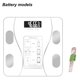 thumbnail image 3 of Kenally Báscula inteligente para baño con Bluetooth, de grasa corporal, báscula de peso Digital, aplicación inalámbrica, equilibrio de Medidores de medidas dimensionales Blanco Batería Kenally TO000338-01B, 3 of 6