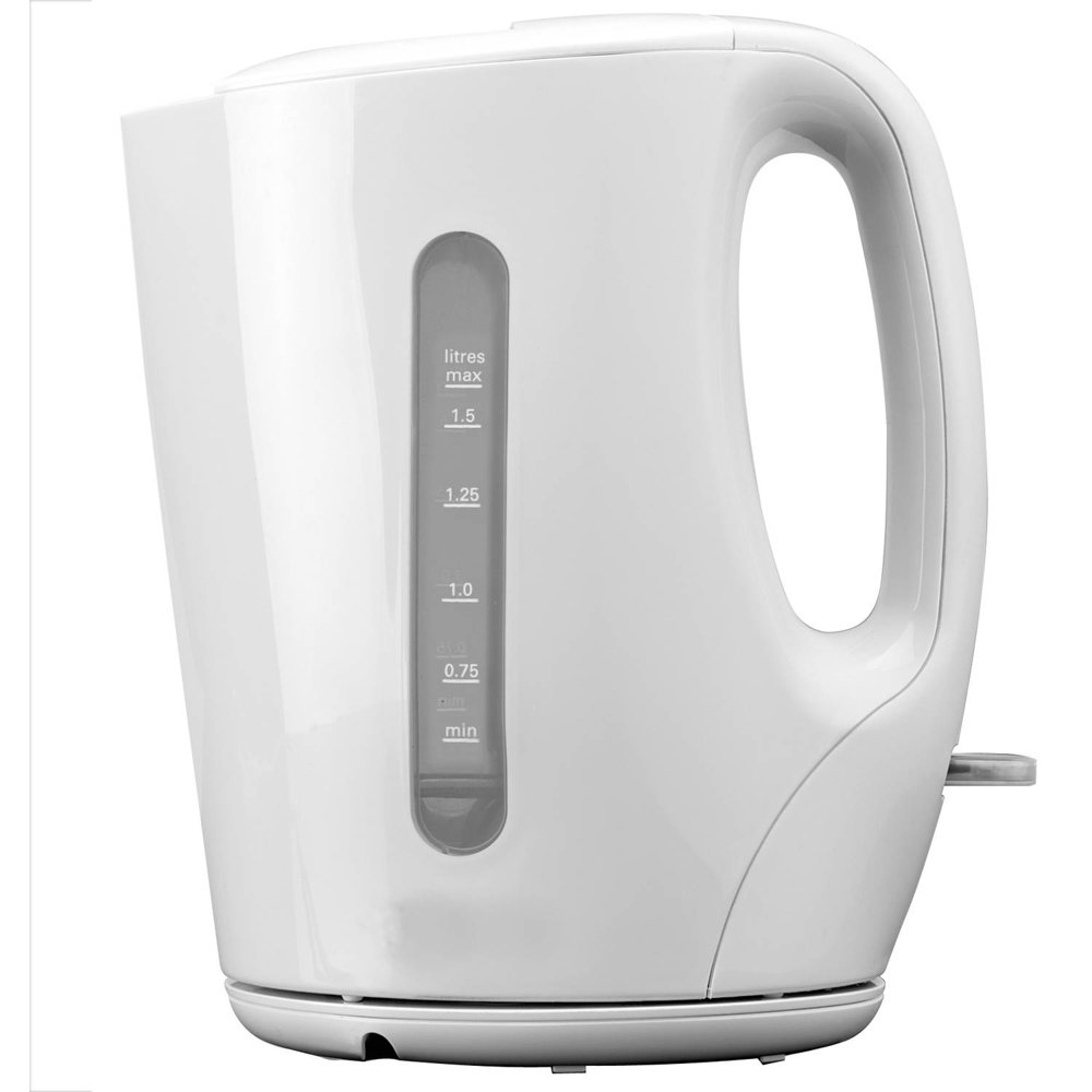 Mainstays Plastic 1.7 Liter White Kettle