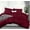 Burgundy, variant on Utopia Bedding Duvet Cover Queen Size - 3 Piece with Zipper Closure - 1 Comforter Cover 90X90 Inches & 2 Pillow Shams 20X26 Inches Ivory Comforter Not Included
