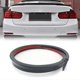 thumbnail image 2 of Soft Car Spoiler Sticker Trim Trunk Universal Wing 120cm Black Bonnet Hatch Gate Lightweight Lip PU Roof Flexible, 2 of 5