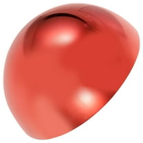 RENACLIPY Outdoor Dark Red Stainless Steel Gazing Sphere for Garden and Patio Decoration