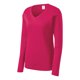 thumbnail image 1 of Gravity Threads para mujer de manga larga-mecha de mecha en V - frambuesa rosa - pequeño Gravity Threads Camisa, 1 of 1