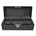 thumbnail image 1 of Organizador De Caja De Reloj, Caja De Reloj Portátil Negra Para Joyería, 1 of 7