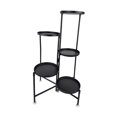 thumbnail image 4 of Soporte de metal para plantas, estante plegable para exhibir macetas decorativas, soporte para flores para balcón, interior, exterior, jardín y patio., 4 of 8