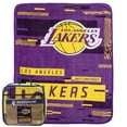 thumbnail image 5 of The Northwest Group  Los Angeles Lakers 60" x 80" Digitize Raschel Throw Blanket, 5 of 6
