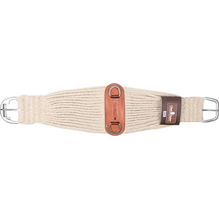 Classic Equine 100% Mohair Straight Cinch - 31-Strand Natural 24-Inch Horse Cinch