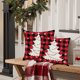 thumbnail image 1 of Christmas Pillowcase 17.71x17.71in Used For Christmas Decoration Winter Holiday Decoration Pillow Cover Suitable For Home Sofas, 1 of 6
