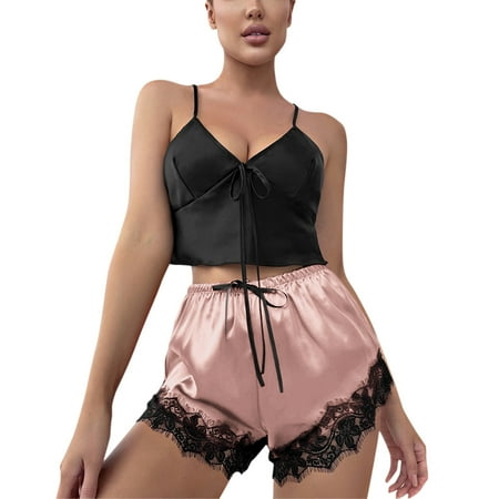 

Pajamas For Women Nightgown For Satin Nightie Slips Sleep Slips Women s Sleepwear Pink XL