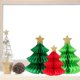thumbnail image 2 of GOOHOCHY 6 piezas de centros de mesa para fiestas, adornos navideños de panal para árbol de Navidad, suministros para festivales, 2 of 8