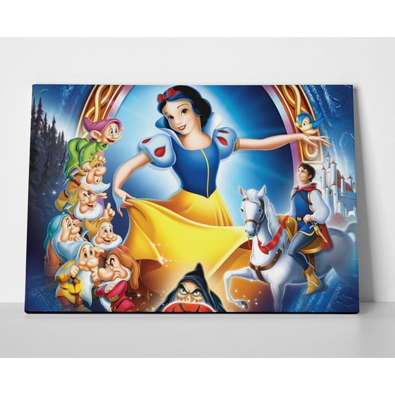 Snow White Poster or Wrapped Canvas