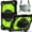 Black+Olivine, variant on Case for Samsung Galaxy Tab A9 & A11 8.7", Heavy Duty Shockproof Cover with 360 Stand & Strap, Black Blue