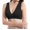 Black, variant on Bralettes for Ladies Crossover V Neck Wrap Support with Wide Straps Flexible Underband And Easy Pull on Sleepwear Fit Wireless Bras for Women