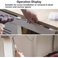 thumbnail image 7 of Metal Flexible Drill Bit Extension:Electric Drill Fexible Shaft 360⁰ Bending,11.8" Flex Drill Bit Extension 1/4 Hex Shank,Magnetic Drill Bit Extension for Electric Drills,2PCS,Silver, 7 of 7
