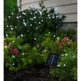 thumbnail image 2 of Plow & Hearth Solar String Lights with 100 White LEDs, 2 of 2
