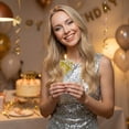 thumbnail image 6 of Crown Number 7 Birthday Candle Brilliant Glitter Cake Topper for Anniversary Celebrations Milestone Events and Party Themes, Gold, 6 of 6