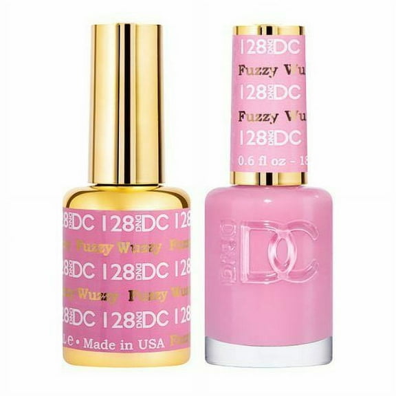DND - DC Duo Soak off Gel & Matching nail polish - 128 Fuzzy Wuzzy