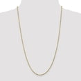 thumbnail image 3 of 10k Yellow Gold 1.8mm Sparkle-Cut Extra-Lite Rope Chain Necklace - 3.5 Grams - 20 Inch, 3 of 4