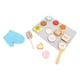 thumbnail image 2 of Juego de hornear para niños Accesorios de cocina Realista Educación creativa de madera Juguetes de cocina de madera Juega de alimentos para edades de, 2 of 8