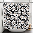 thumbnail image 4 of Tchckioa Boho Daisy Shower Curtain for Bathroom,60x72 Inch Waterproof Hooks Bath Curtain Decor, 4 of 6
