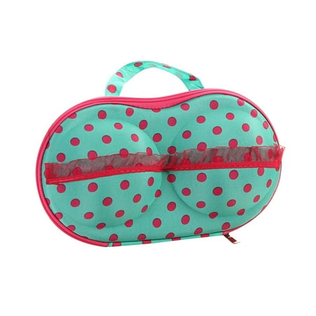 Organization and Storage Clearance Lawor Women Bra Underwear Lingerie Case Travel Box Makeup Wash Storage Bag For Lingerie Bag Storage Portable F