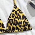 thumbnail image 5 of Yindaity Swimsuits for Girls Girls Swimsuit, Bathing Suits 3 Piece Twist Cross Bikini Sets Girls' Swimwear with Cover Up Skirt(Yellow,7-8 Years), 5 of 6