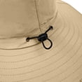 thumbnail image 3 of SAWOBUUN Solar Powered Fan Hat Wide Brim Breathable Sun Hat Fishing Beach Outdoor Hats for Men and Women, 3 of 4