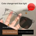 thumbnail image 6 of Eoperou Unisex Summer Sunglasses Retro Color-changing PC Lens Anti-UV Block Sunlight Vacation Beach Spectacles Outdoor Eyewear, 6 of 7