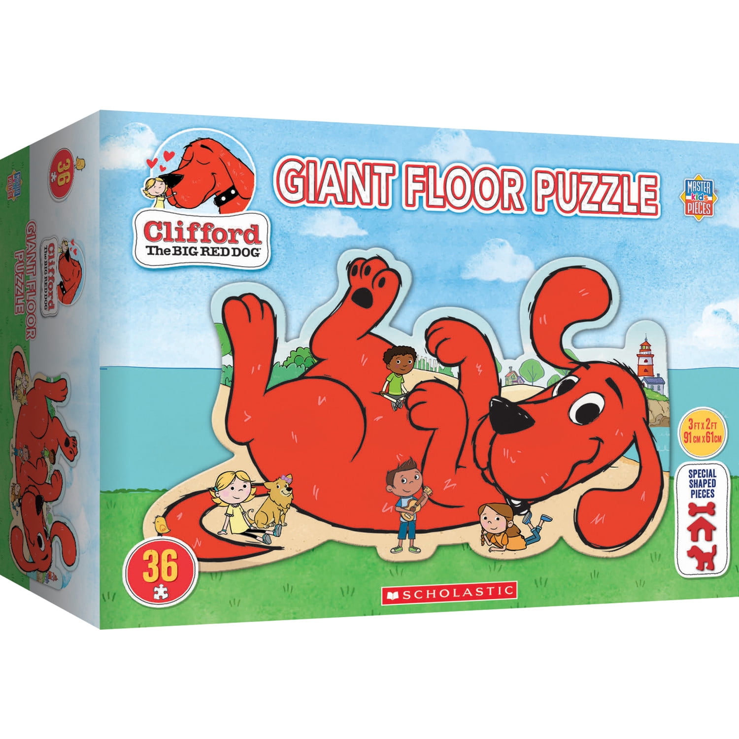 MasterPieces Clifford 36 Piece Floor Jigsaw Puzzle for Kids