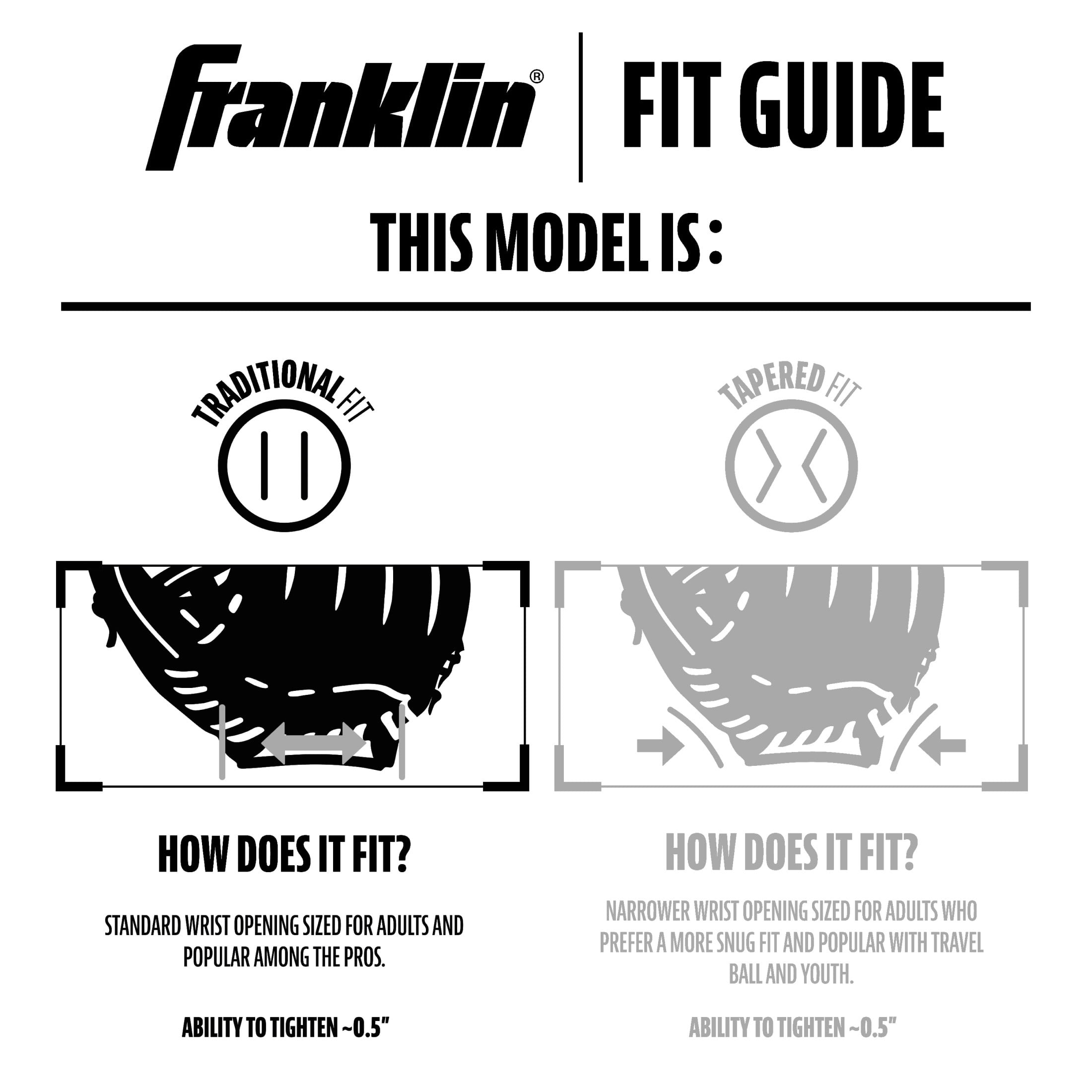 Franklin Sports CTZ Gloves Adult 12.5 in Baseball First Basemen's Glove (Right Hand Throw)