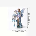 thumbnail image 2 of MMJ Wall Lamp Fairy Resin Wall Light Hand Painted Cute Nightlight Whimsical Bedroom Decor USB Plug In, 2 of 5
