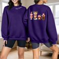 thumbnail image 5 of WXLWZYWL Women's Christmas Graphic Sweatshirt Fall Winter Crewneck Long Sleeve Holiday Pullover Loose Fit Warm Sweatshirts, 5 of 6