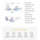 thumbnail image 3 of Rimless Dragonfly Wing Sunglasses Clear Lens Eyewear Uv400 Anti-reflection, 3 of 5