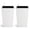 White, variant on COZONY 2-Pack 16" Tall Rattan Planters, Self-Watering Flower Pots with Water Level Monitor & Trays, Black, for Patio, Porch, Living Room & Home Office
