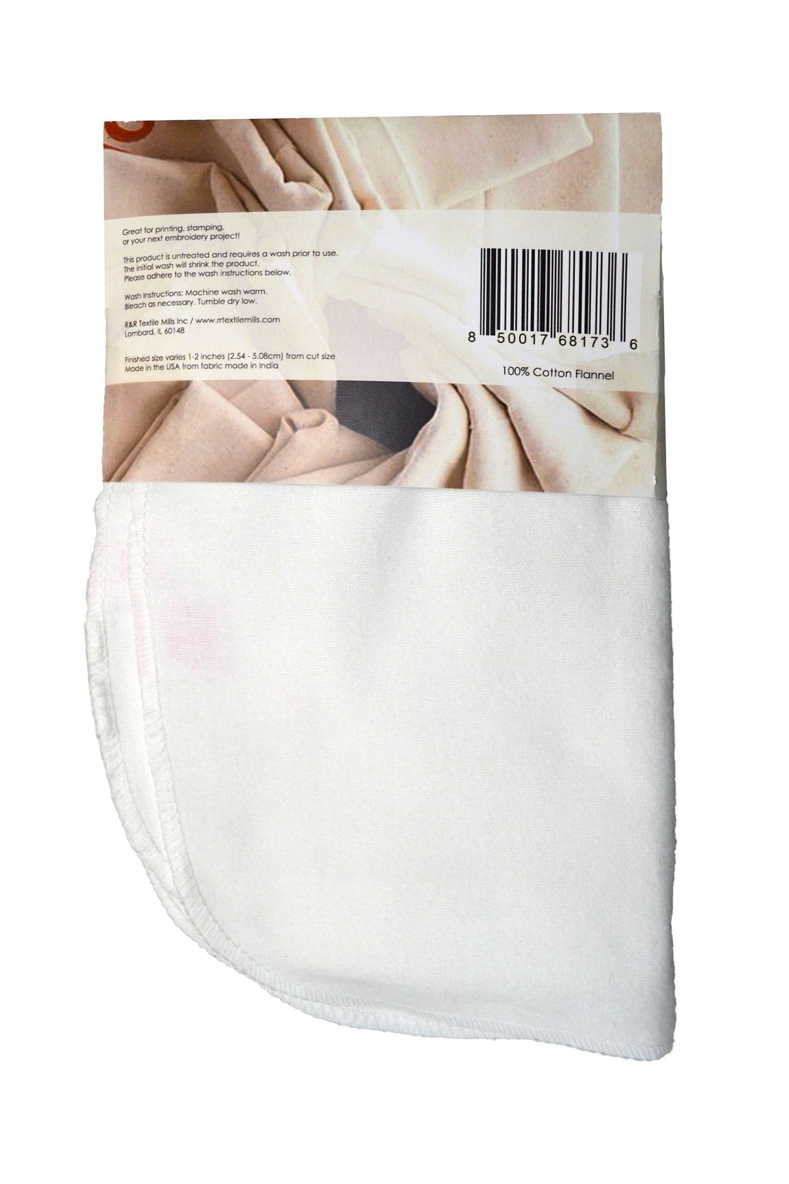 (2 pack) Craft Basics Adult Unisex Cotton-Flannel Baby Burp Cloth (White) 5-Pack, One size