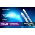 thumbnail image 2 of 120V 500W R7s base 118mm double ended linear halogen bulb, 2 of 3