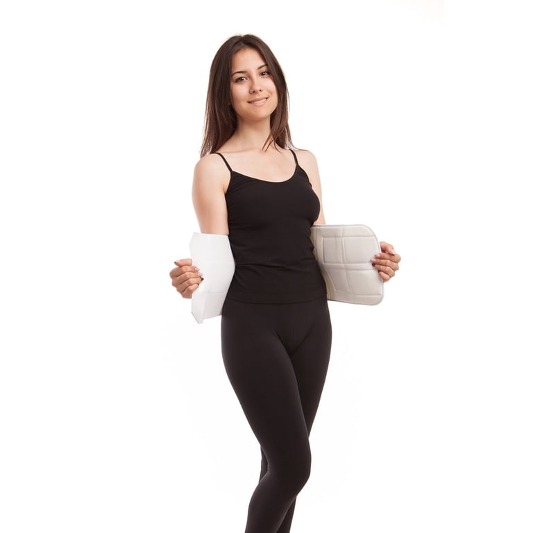 MediChoice Universal Abdominal Binder - 9 Inch Wide, Tri-Panel, Hook & Loop, Fits 55" To 72" Waist (Post-Surgical Support)