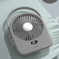 thumbnail image 2 of Colgante de doble propósito ventilador luz usb portátil pantalla digital pequeño ventilador de techo, 2 of 11
