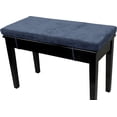 thumbnail image 1 of Piano Bench Cushion, Washable Bench Pad for Shoe Storage, Window, Piano, Dining 34"x14"x2" Navy, 1 of 8